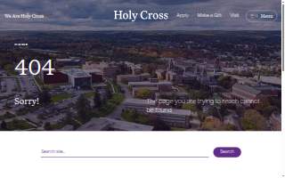 Holy Cross Family Learning Center website
