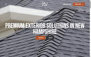 KV Construction website