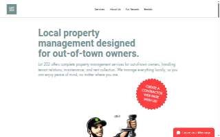 Lot 202 - Property Management Company website