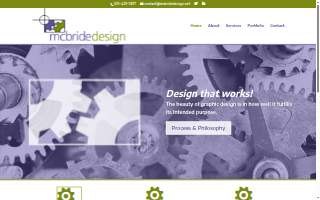 Mcbride Design website