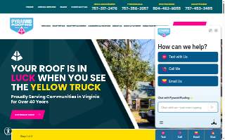 Pyramid Roofing of Manchester website
