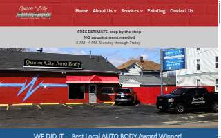 Queen City Auto Body of Manchester website