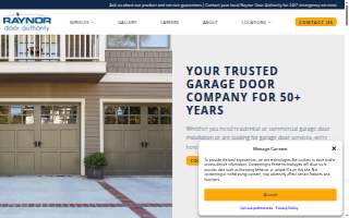 Raynor Door Authority of New England website