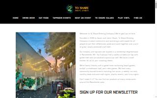 To Share Brewing Company website