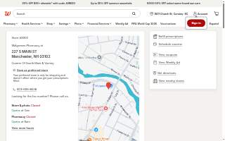 Walgreens of Manchester website