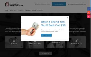 Your Local Handy People, LLC of Bedford website