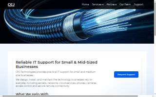 CEJ Computer Business System website