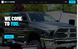 Dekes Auto Detailing website