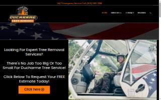 Ducharme Tree Service LLC website