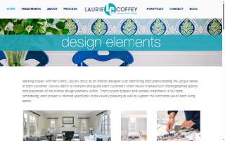 Laurie Coffey Custom Interior Design website