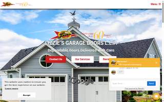 Lizzie's Garage Doors, LLP of Merrimack website