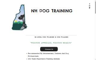 NH Dog Training website