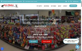 Pets Choice website