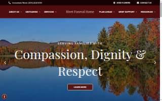 Rivet Funeral Home & Crematorium website