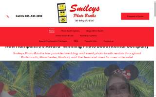 Smileys Photo Booths of Merrimack website