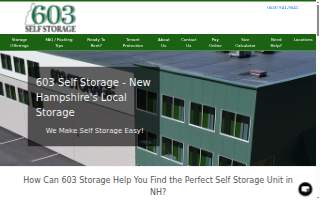 603 Storage - Milford - West website
