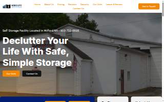 Absolute Self-Storage Milford website