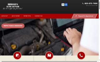 Briand's Auto Repair website