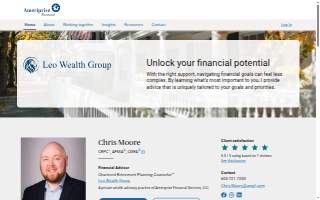 Chris Moore - Financial Advisor, Ameriprise Financial Services, LLC website