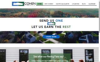 Cohen Closing & Title, LLC. website