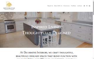 Decorative Interiors website