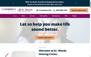 Dr. Woods Hearing Center website