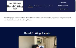 Law Offices of David C. Wing, PLLC website