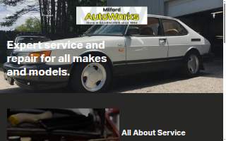 Milford AutoWorks website