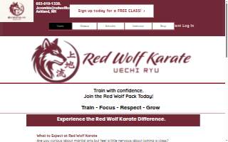 Red Wolf Karate of Milford website