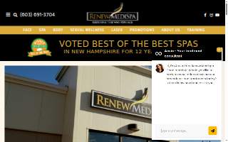 Renew MediSpa of Derry website