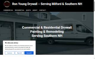 Ron Young Drywall - Commercial / Residential Construction & Painting website