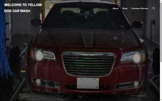 Yellow Dog Car Wash website