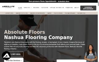 Absolute Floors website