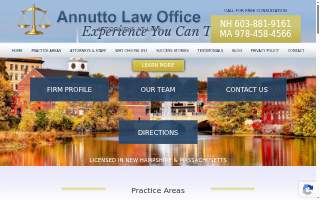 Annutto Law Office website