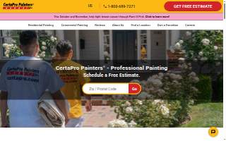 CertaPro Painters of Nashua, NH & Westford, MA website