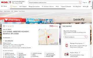 CVS website