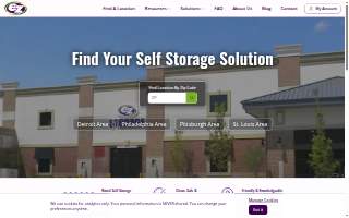 EZ Mini Storage website