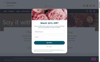 Fortin Gage Flowers & Gifts website