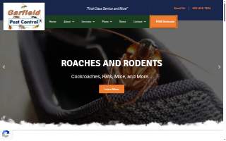 Garfield Pest Control of Nashua website