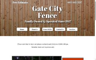 Gate City Fence Co Inc website
