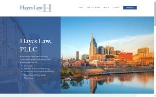 Hayes Law, PLLC website