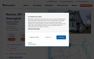 HearingLife of Nashua NH website