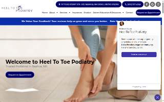 Heel To Toe Podiatry website