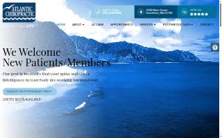 Atlantic Chiropractic Center website