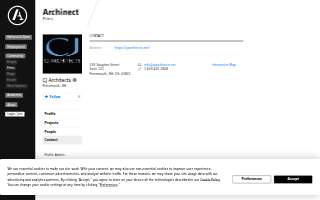 CJ Architects website