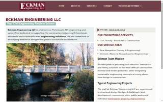 Eckman Engineering website