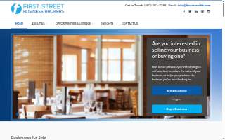 First Street Business Brokers, LLC website