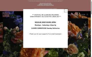 Flower Kiosk website