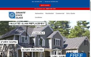 Granite State Glass of Portsmouth website