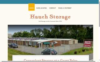 Hauch Storage website